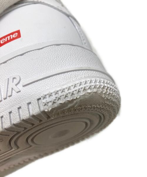 NIKE（ナイキ）NIKE (ナイキ) SUPREME (シュプリーム) AIR FORCE 1 LOW / エアフォース1ロー ホワイト サイズ:26cmの古着・服飾アイテム