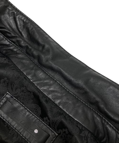 Liugoo Leathers（リューグーレザーズ）Liugoo Leathers (リューグーレザーズ) シャツジャケット ブラック サイズ:Lの古着・服飾アイテム