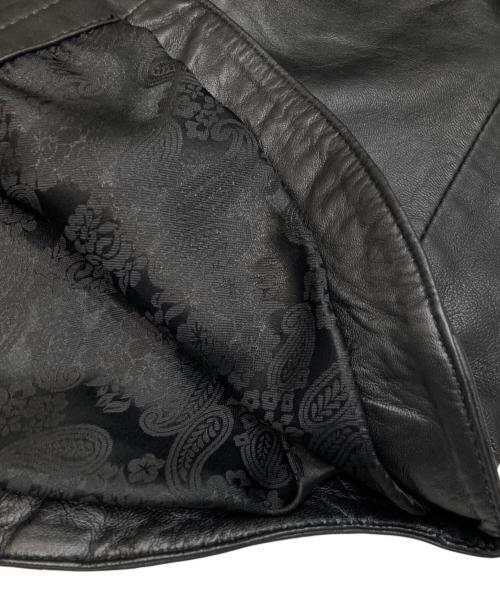 Liugoo Leathers（リューグーレザーズ）Liugoo Leathers (リューグーレザーズ) シャツジャケット ブラック サイズ:Lの古着・服飾アイテム