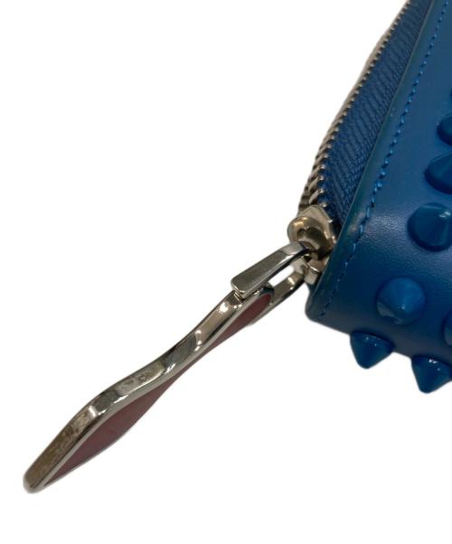 Christian Louboutin（クリスチャン・ルブタン）Christian Louboutin (クリスチャン・ルブタン) PANETTONE WALLET / パネトーネウォレット ブルーの古着・服飾アイテム