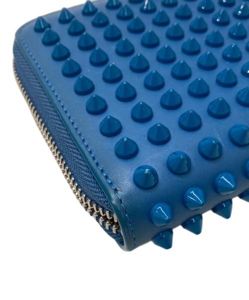 Christian Louboutin（クリスチャン・ルブタン）Christian Louboutin (クリスチャン・ルブタン) PANETTONE WALLET / パネトーネウォレット ブルーの古着・服飾アイテム