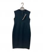 YOKO CHANヨーコチャン）の古着「パールコクーンドレス」｜ネイビー