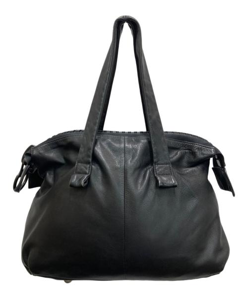 kawa-kawa（カワカワ）kawa-kawa (カワカワ) レザーバッグ ブラックの古着・服飾アイテム