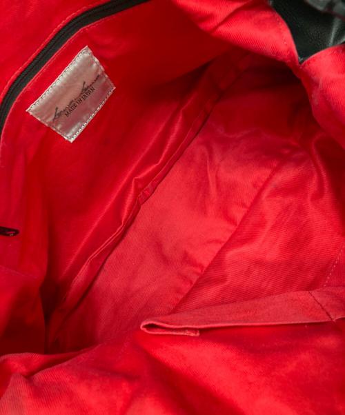 kawa-kawa（カワカワ）kawa-kawa (カワカワ) レザーバッグ ブラックの古着・服飾アイテム