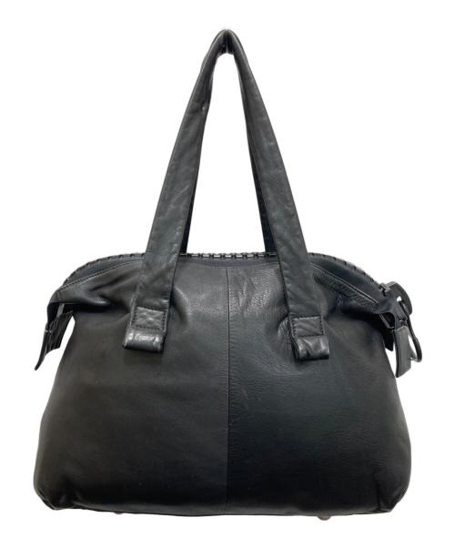 kawa-kawa（カワカワ）kawa-kawa (カワカワ) レザーバッグ ブラックの古着・服飾アイテム