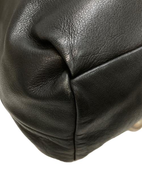 kawa-kawa（カワカワ）kawa-kawa (カワカワ) レザーバッグ ブラックの古着・服飾アイテム