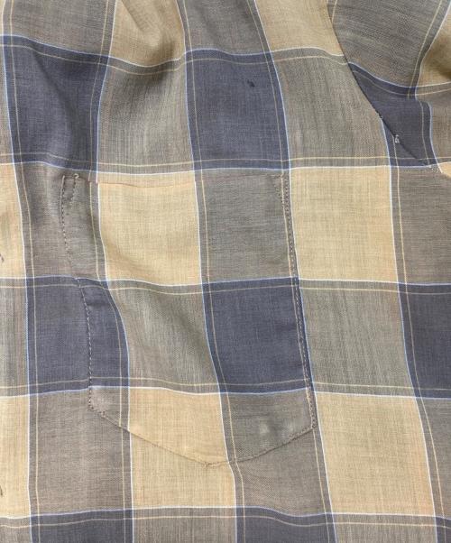 golden key（ゴールデンキー）golden key (ゴールデンキー) チェックシャツ ブラウン サイズ:不明(実寸参照)の古着・服飾アイテム