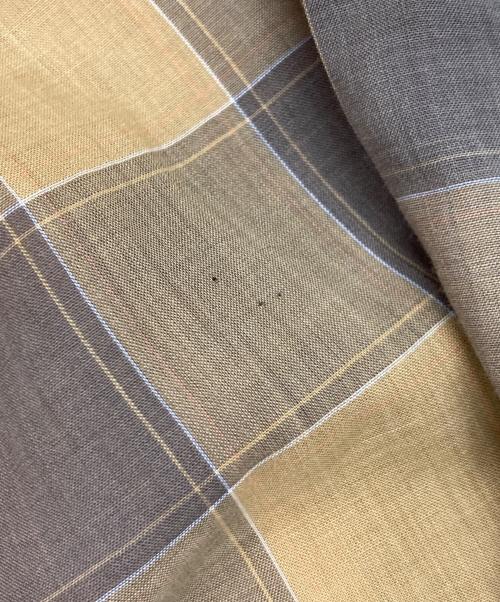 golden key（ゴールデンキー）golden key (ゴールデンキー) チェックシャツ ブラウン サイズ:不明(実寸参照)の古着・服飾アイテム