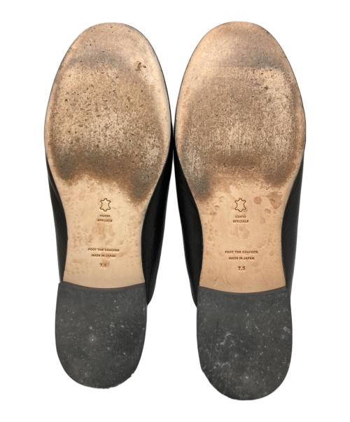 foot the coacher（フットザコーチャー）foot the coacher (フットザコーチャー) french sandals ブラック サイズ:7 1/2の古着・服飾アイテム