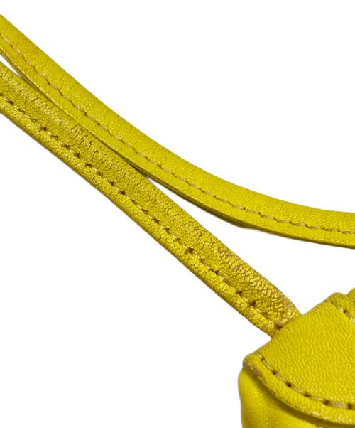 LONGCHAMP（ロンシャン）LONGCHAMP (ロンシャン) プリアージュ キュイール XS イエローの古着・服飾アイテム