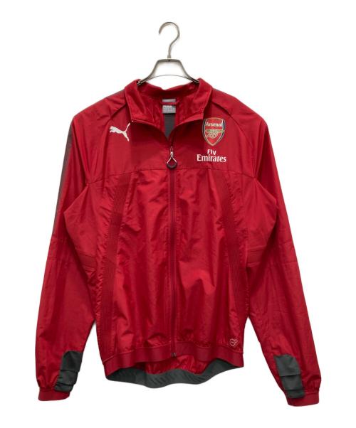 PUMA（プーマ）PUMA (プーマ) ナイロンジャケット レッド サイズ:XLの古着・服飾アイテム