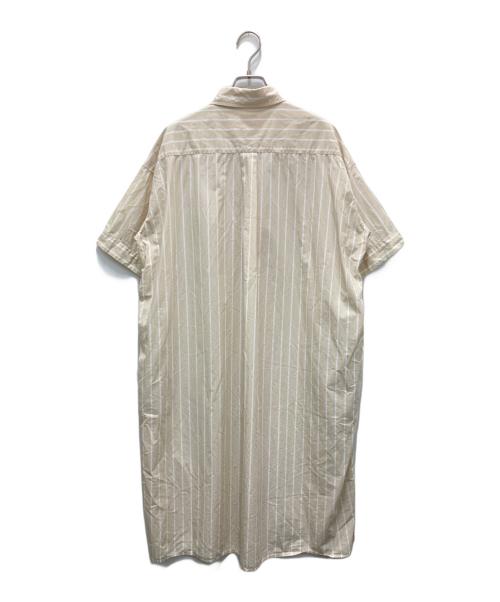 DANTON（ダントン）DANTON (ダントン) 半袖ワンピース ベージュ サイズ:36の古着・服飾アイテム