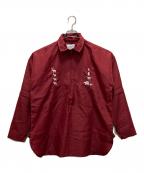 MOUNTAIN RESEARCH×BEAMS PLUSマウンテンリサーチ×ビームスプラス）の古着「別注スポーツシャツ」｜ボルドー