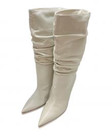 DSQUARED2（ディースクエアード）の古着「シャーリングブーツ」｜アイボリー