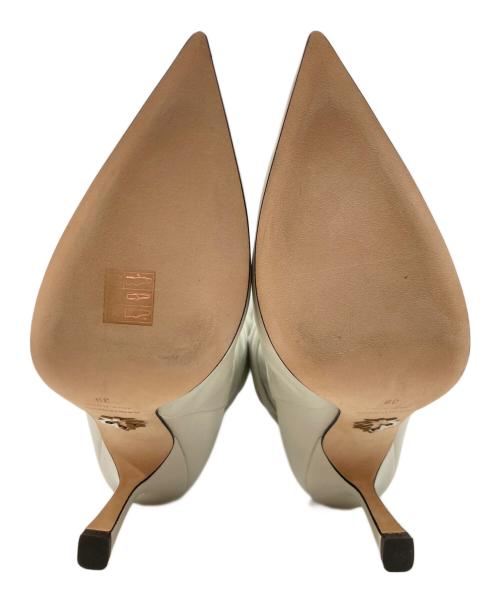 DSQUARED2（ディースクエアード）DSQUARED2 (ディースクエアード) シャーリングブーツ アイボリー サイズ:39の古着・服飾アイテム