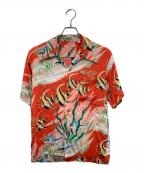 Sun Surfサンサーフ）の古着「アロハシャツ」｜レッド