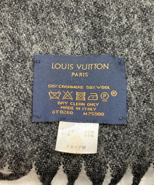 LOUIS VUITTON（ルイ ヴィトン）LOUIS VUITTON (ルイ ヴィトン) マフラー・モノグラム グラディエント グレーの古着・服飾アイテム