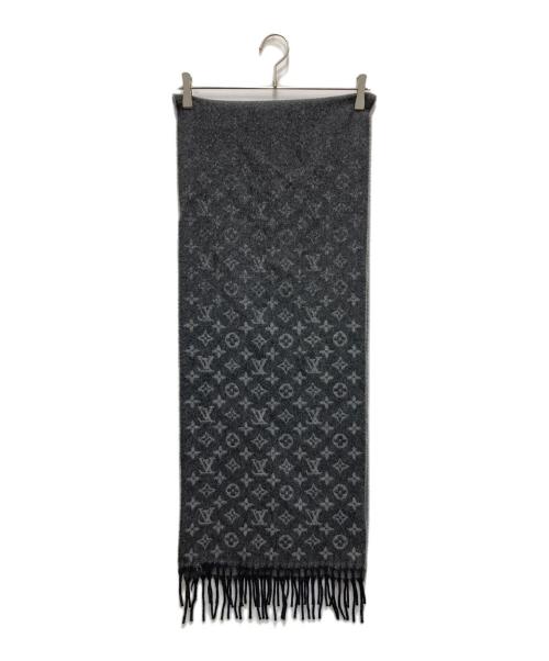 LOUIS VUITTON（ルイ ヴィトン）LOUIS VUITTON (ルイ ヴィトン) マフラー・モノグラム グラディエント グレーの古着・服飾アイテム