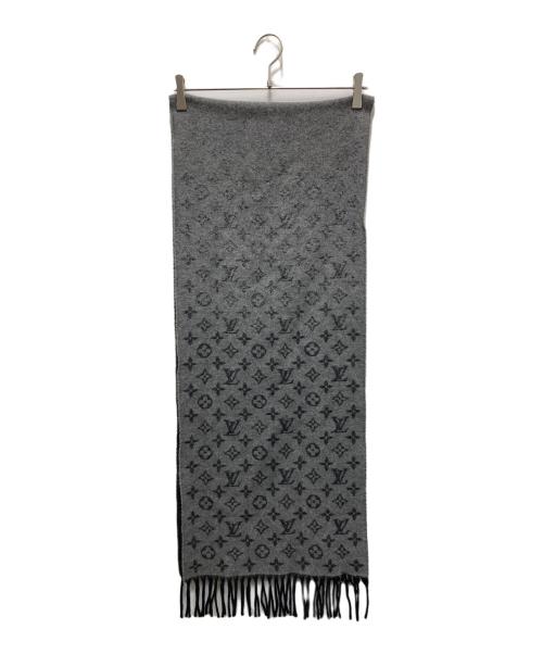 LOUIS VUITTON（ルイ ヴィトン）LOUIS VUITTON (ルイ ヴィトン) マフラー・モノグラム グラディエント グレーの古着・服飾アイテム