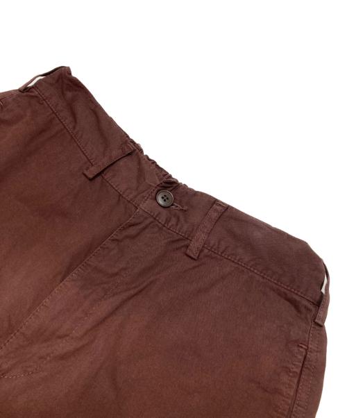 FRAMeWORK（フレームワーク）FRAMeWORK (フレームワーク) LIGHT CHINO クロップドパンツ ブラウン サイズ:40の古着・服飾アイテム