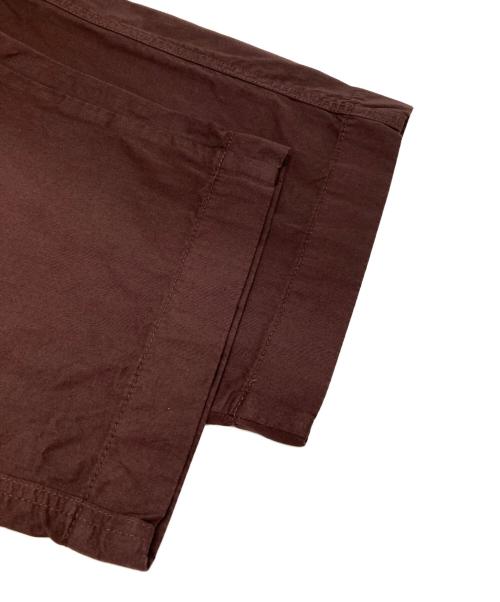 FRAMeWORK（フレームワーク）FRAMeWORK (フレームワーク) LIGHT CHINO クロップドパンツ ブラウン サイズ:40の古着・服飾アイテム