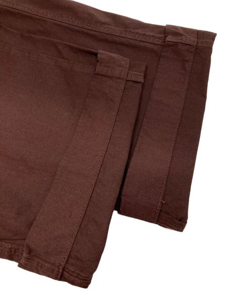 FRAMeWORK（フレームワーク）FRAMeWORK (フレームワーク) LIGHT CHINO クロップドパンツ ブラウン サイズ:40の古着・服飾アイテム