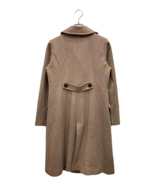 BLUE LABEL CRESTBRIDGE（ブルーレーベルクレストブリッジ）BLUE LABEL CRESTBRIDGE (ブルーレーベルクレストブリッジ) ロングコート ブラウン サイズ:38の古着・服飾アイテム