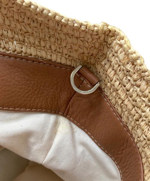 HELEN KAMINSKI（ヘレンカミンスキー）HELEN KAMINSKI (ヘレンカミンスキー) PAYTONラフィアトートバッグ ベージュの古着・服飾アイテム