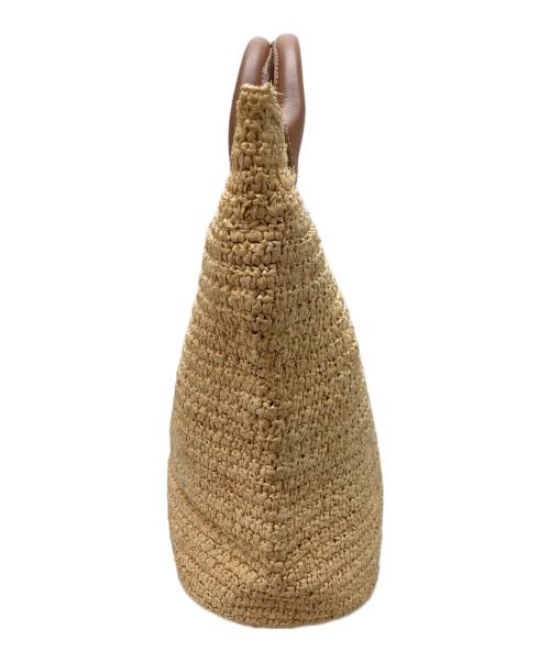 HELEN KAMINSKI（ヘレンカミンスキー）HELEN KAMINSKI (ヘレンカミンスキー) PAYTONラフィアトートバッグ ベージュの古着・服飾アイテム