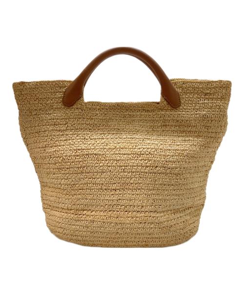 HELEN KAMINSKI（ヘレンカミンスキー）HELEN KAMINSKI (ヘレンカミンスキー) PAYTONラフィアトートバッグ ベージュの古着・服飾アイテム