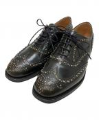 CHURCH'Sチャーチ）の古着「バーウッドフルブローグスタッズシューズ」｜グリーン