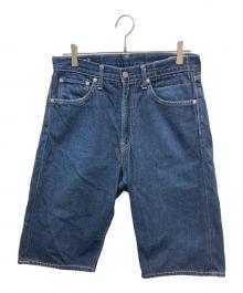 VISVIM（ビズビム）の古着「パイソンパッチデニムハーフパンツ」｜インディゴ