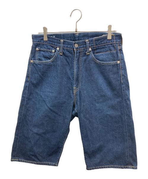 VISVIM（ビズビム）VISVIM (ビズビム) パイソンパッチデニムハーフパンツ インディゴ サイズ:W32の古着・服飾アイテム