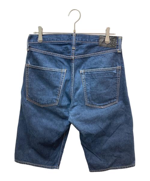 VISVIM（ビズビム）VISVIM (ビズビム) パイソンパッチデニムハーフパンツ インディゴ サイズ:W32の古着・服飾アイテム