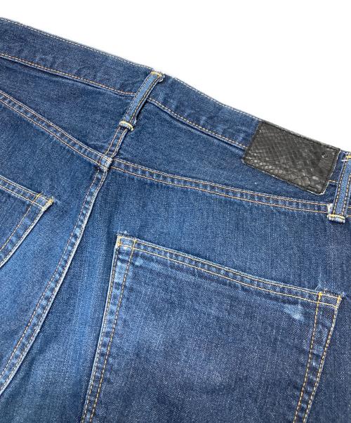VISVIM（ビズビム）VISVIM (ビズビム) パイソンパッチデニムハーフパンツ インディゴ サイズ:W32の古着・服飾アイテム