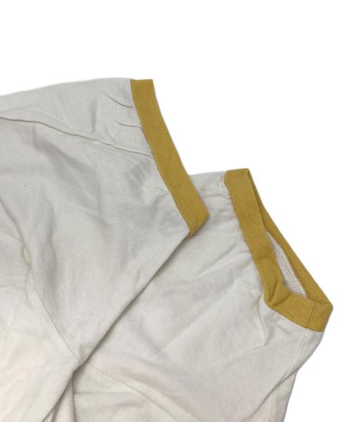 KAPITAL（キャピタル）KAPITAL (キャピタル) 20 天竺 プリントリンガーTシャツ ホワイト サイズ:3の古着・服飾アイテム