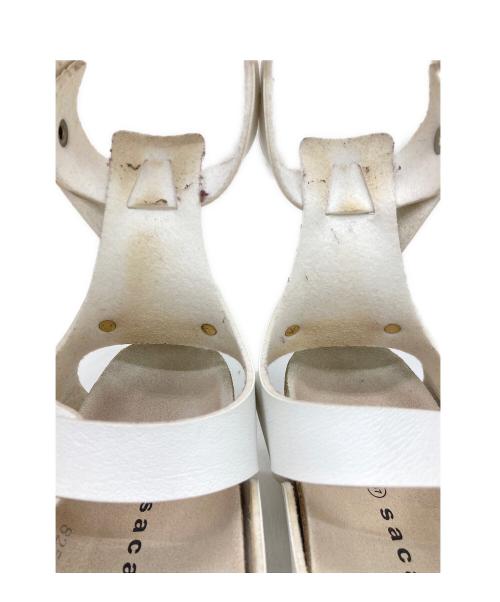 sacai（サカイ）sacai (サカイ) 厚底サンダル ホワイト サイズ:37の古着・服飾アイテム