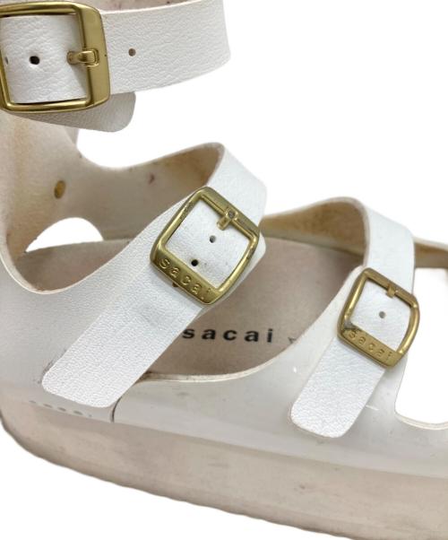 sacai（サカイ）sacai (サカイ) 厚底サンダル ホワイト サイズ:37の古着・服飾アイテム