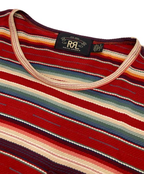 RRL（ダブルアールエル）RRL (ダブルアールエル) ボーダーカットソー マルチカラー サイズ:Sの古着・服飾アイテム