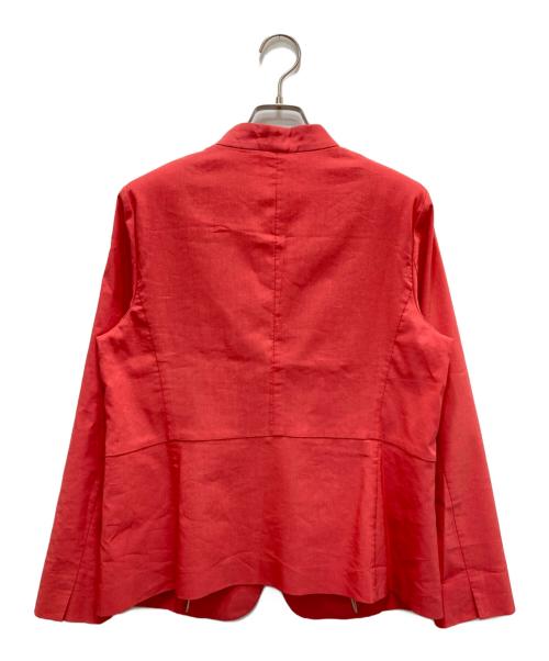 SCAPA（スキャパ）SCAPA (スキャパ) シアーローンジャケット レッド サイズ:42の古着・服飾アイテム