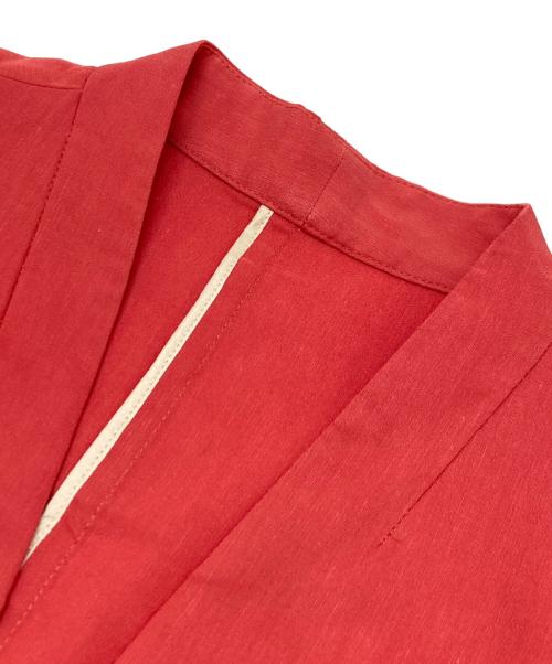 SCAPA（スキャパ）SCAPA (スキャパ) シアーローンジャケット レッド サイズ:42の古着・服飾アイテム