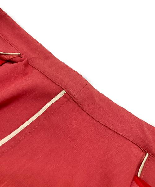 SCAPA（スキャパ）SCAPA (スキャパ) シアーローンジャケット レッド サイズ:42の古着・服飾アイテム