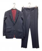 Paul Smith London×ERMENEGILDO ZEGNAポールスミスロンドン×エルメネジルド・ゼニア）の古着「2Bノッチドラペルセットアップスーツ」｜ネイビー