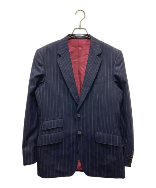 Paul Smith London（ポールスミスロンドン）Paul Smith London (ポールスミスロンドン) Ermenegildo Zegna (エルメネジルド・ゼニア) 2Bノッチドラペルセットアップスーツ ネイビー サイズ:Lの古着・服飾アイテム