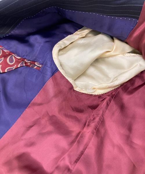 Paul Smith London（ポールスミスロンドン）Paul Smith London (ポールスミスロンドン) Ermenegildo Zegna (エルメネジルド・ゼニア) 2Bノッチドラペルセットアップスーツ ネイビー サイズ:Lの古着・服飾アイテム