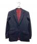 Paul Smith London (ポールスミスロンドン) Ermenegildo Zegna (エルメネジルド・ゼニア) 2Bノッチドラペルセットアップスーツ ネイビー サイズ:L：15000円