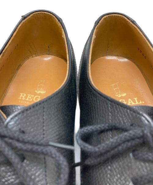 REGAL（リーガル）REGAL (リーガル) Uチップレザーシューズ ブラック サイズ:25EEの古着・服飾アイテム