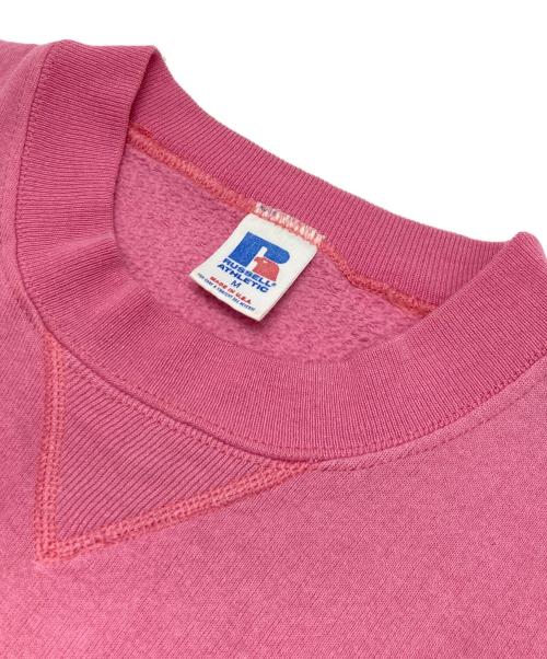 RUSSELL ATHLETIC（ラッセルアスレチック）RUSSELL ATHLETIC (ラッセルアスレチック) クルーネックスウェット ピンク サイズ:Mの古着・服飾アイテム