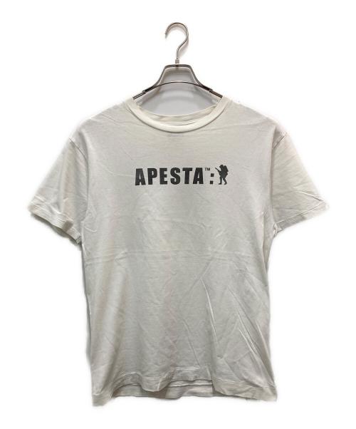 A BATHING APE（ア ベイシング エイプ）A BATHING APE (ア ベイシング エイプ) APE STA TEE ホワイト サイズ:Lの古着・服飾アイテム