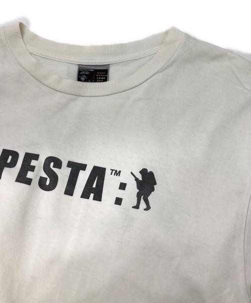 A BATHING APE（ア ベイシング エイプ）A BATHING APE (ア ベイシング エイプ) APE STA TEE ホワイト サイズ:Lの古着・服飾アイテム